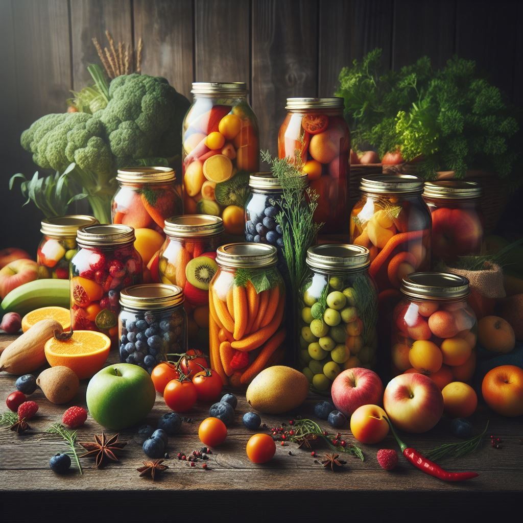 Canning fruits and vegetables